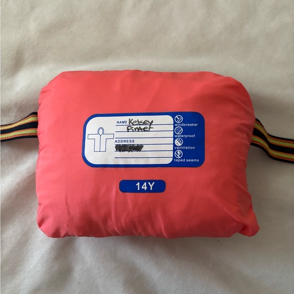 K-Way Coral Windbreaker Jacket - Picture 8 of 9